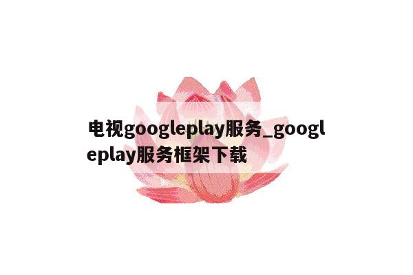 电视googleplay服务_googleplay服务框架下载